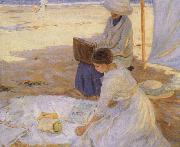 Helen Galloway McNicoll ( A pombre de la tente oil painting artist